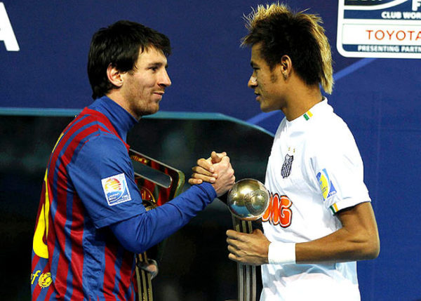 neymar lionel messi barcelona