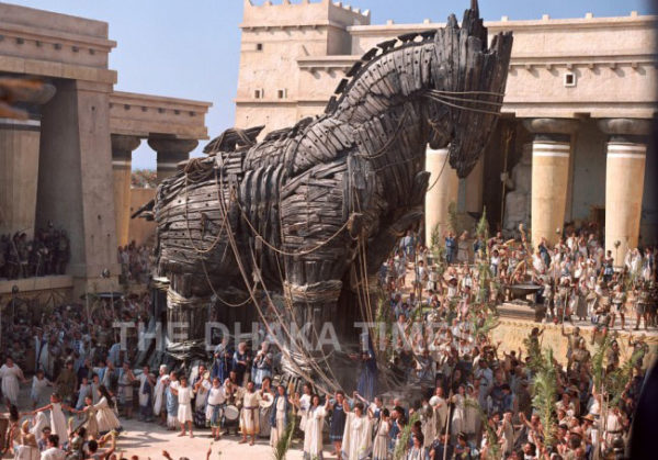 City Wooden Horse of Troy