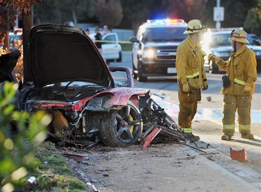 Crashed-Porsche-Car-In-Which-Paul-Walker-Died