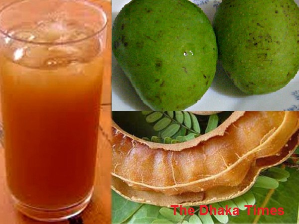 Tamarind - mango sherbet