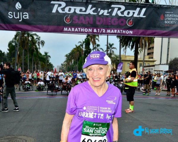 92 year-old woman ran world record