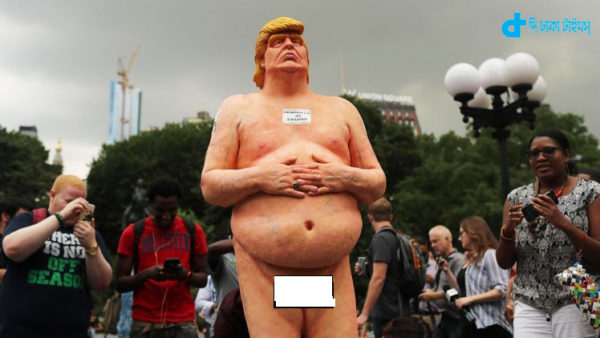 America unveiled statue of naked Triumph