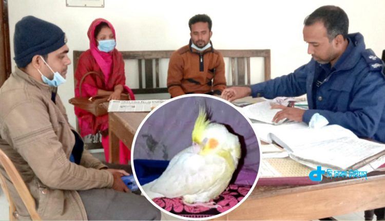 হারানো পোষা পাখি উদ্ধারে থানার দ্বারস্থ হলেন এক দম্পতি 1