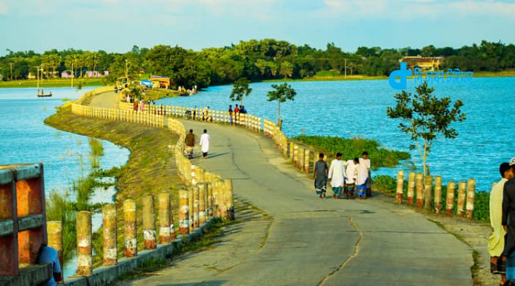 সাপাহারের জবই বিলের দৃশ্য 1