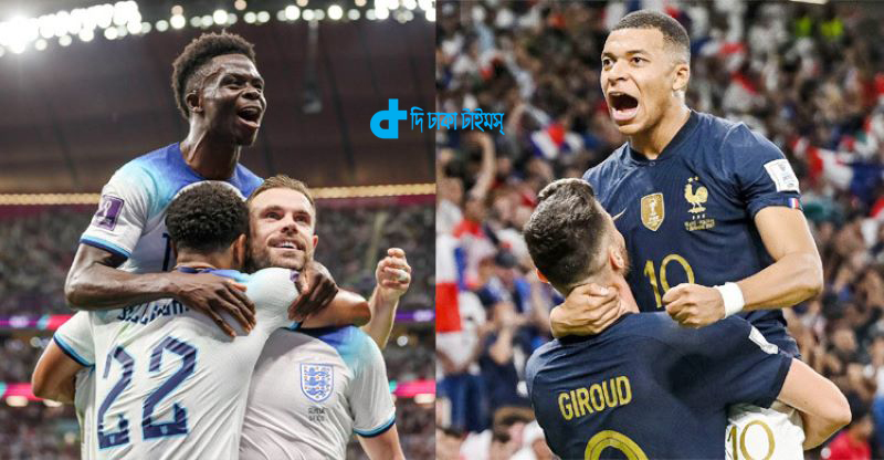 বিশ্বকাপ ফুটবল: ফ্রান্স ও ইংল্যান্ড কোয়ার্টার ফাইনালে 39