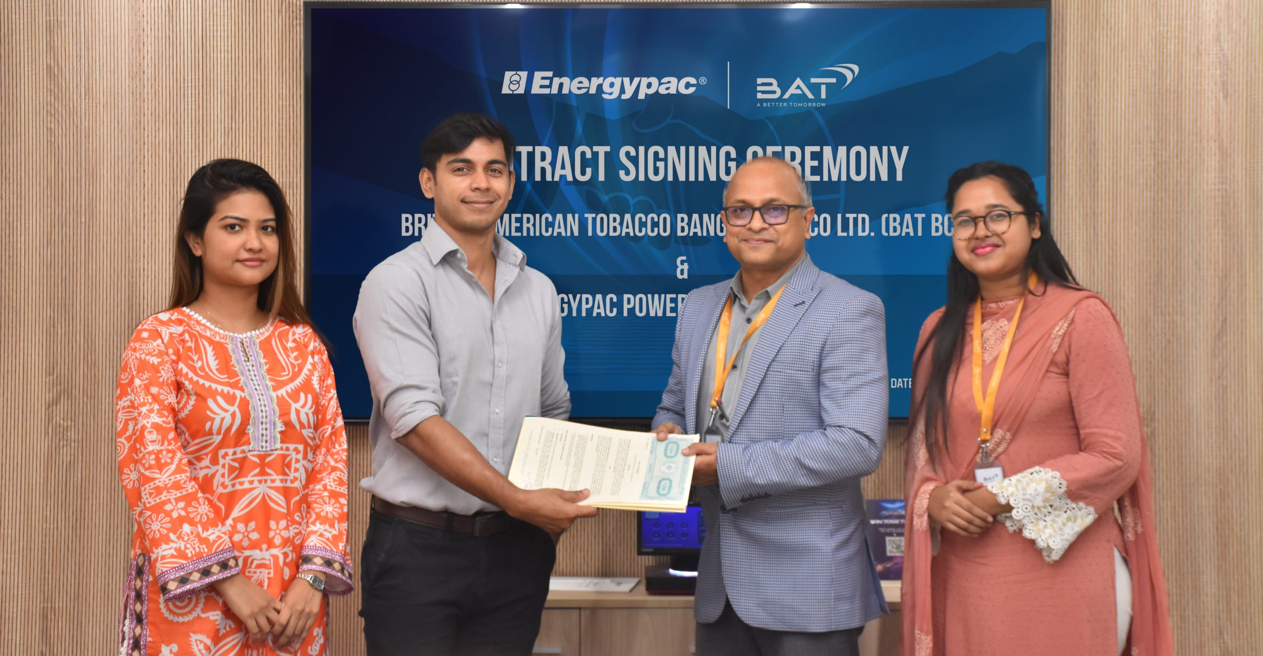 নিরবিচ্ছিন্ন বিদ্যুৎ সরবরাহে বিএটিবি’র জন্য জেনারেটর সরবরাহ করবে এনার্জিপ্যাক 25