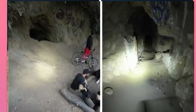 সাইকেলে চেপে অন্ধকার গুহায় ঢুকে আতঙ্কিত হলেন পিছন ফিরতেই! [ভিডিও] 1