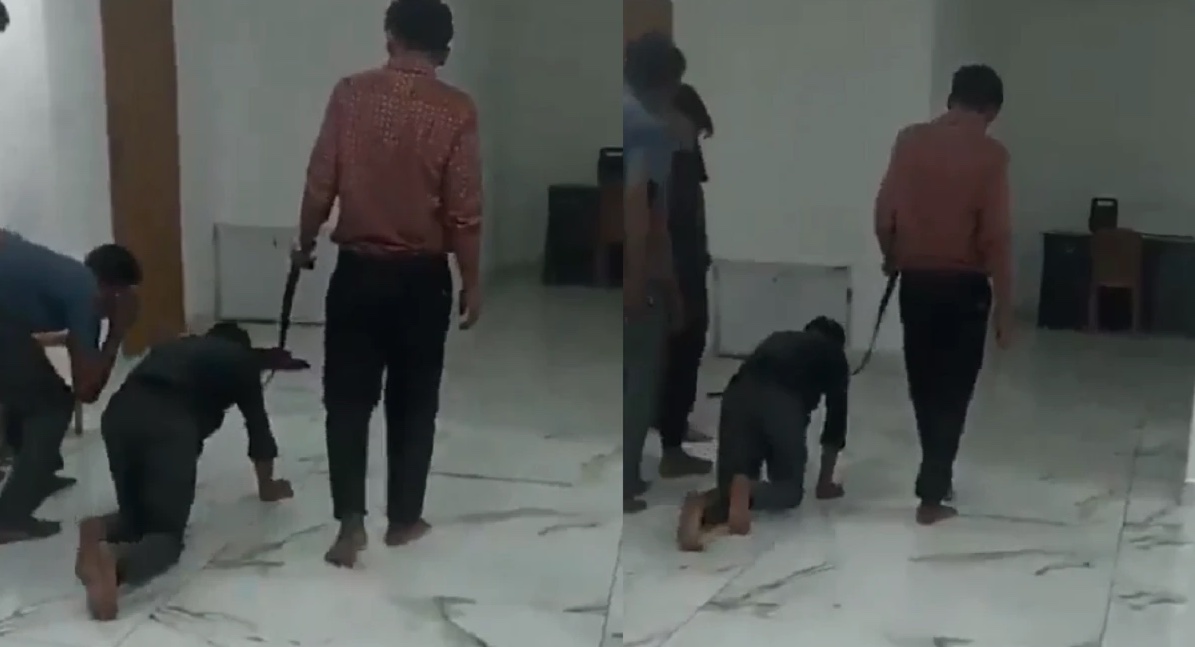 টার্গেট পূরণ না হওয়ায় কর্মীদের গলায় চেন বেঁধে অফিসে হামাগুড়ি! 13