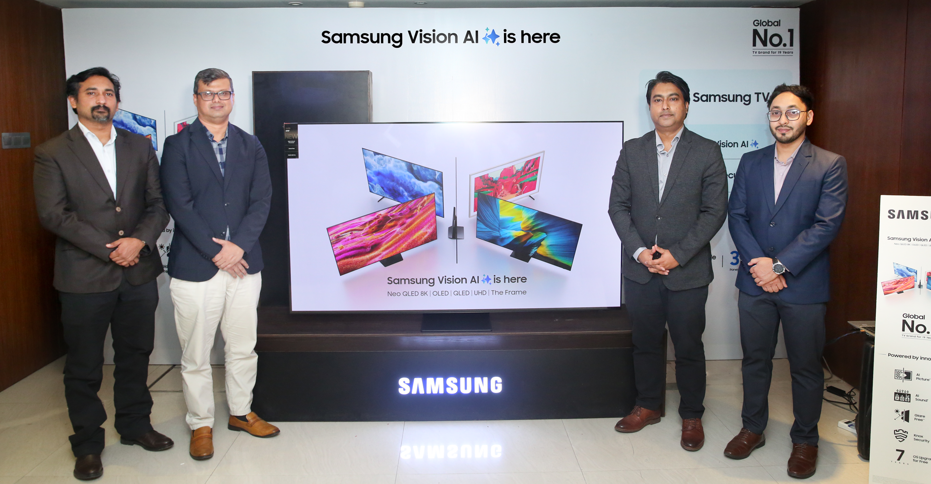 স্যামসাং বাজারে নিয়ে এলো ভিশন এআই প্রযুক্তির নতুন সিরিজের টিভি 13
