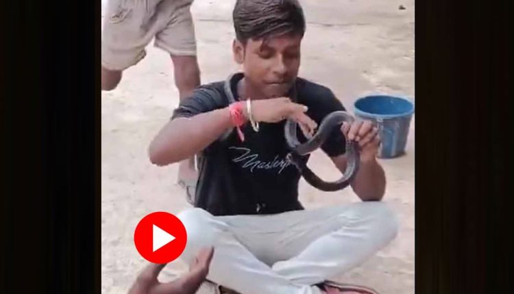 নাগপঞ্চমীর দিন সাপ গলায় জড়িয়ে রিল বানাতে গিয়ে কামড় খেলেন যুবক! 1 নাগপঞ্চমীর দিন সাপ গলায় জড়িয়ে রিল বানাতে গিয়ে কামড় খেলেন যুবক! 1