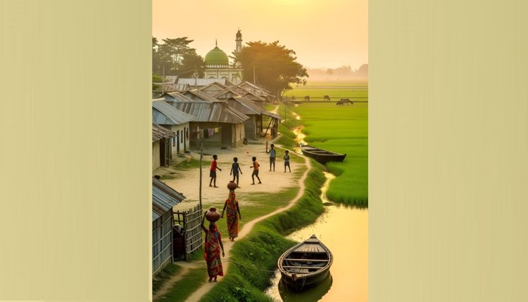 গ্রামের শিশুদের ক্রিকেট খেলা 2