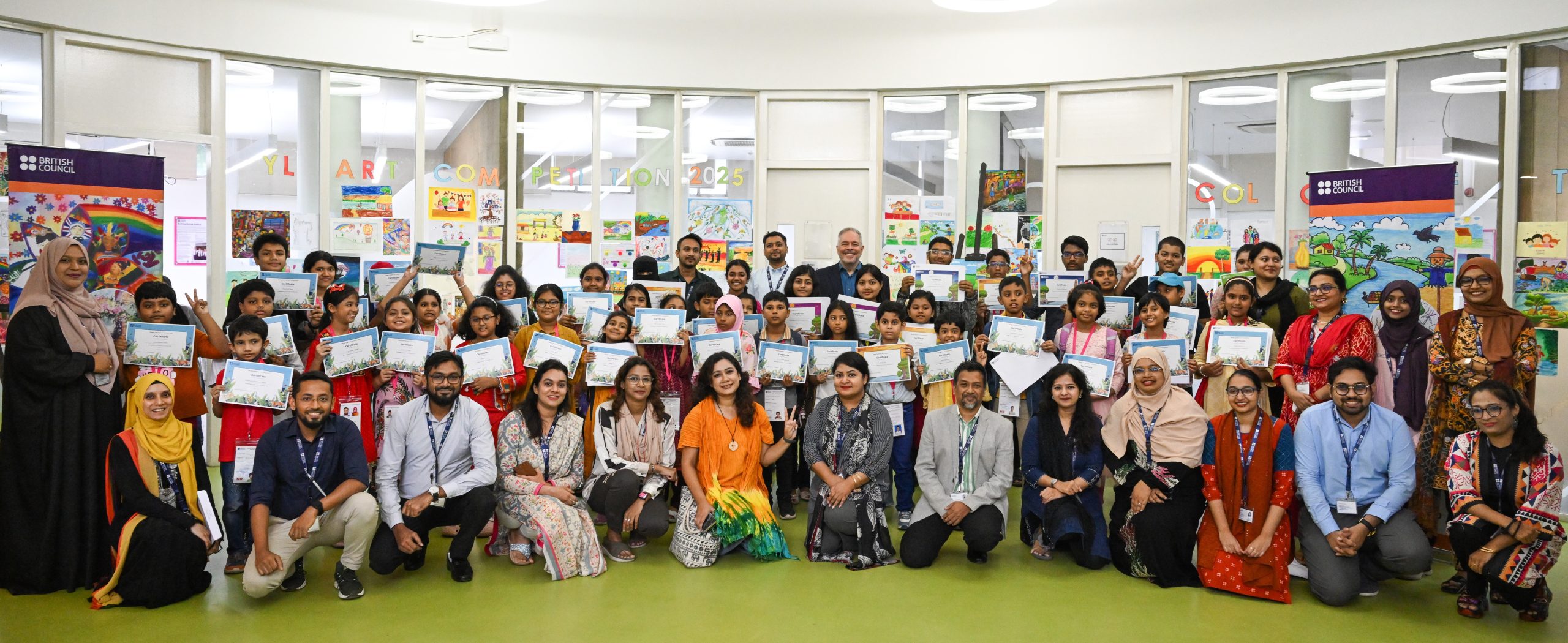 ব্রিটিশ কাউন্সিলের আয়োজনে ইয়াং লার্নার আর্ট কম্পিটিশন ২০২৫ অনুষ্ঠিত 1