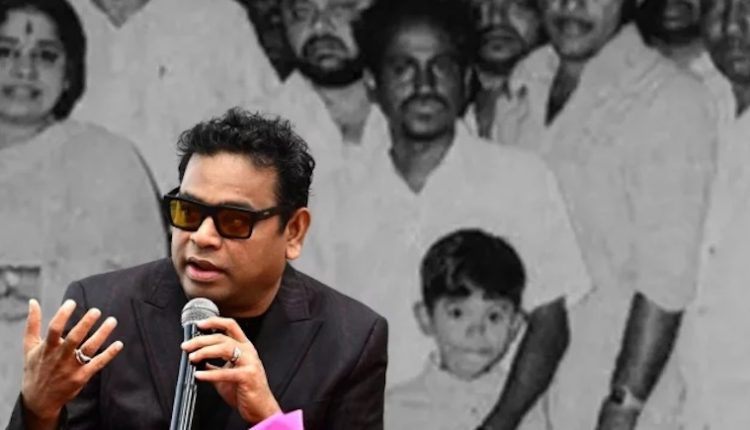 এ আর রাহমানের বাবা অভাবের তাড়নায় একসঙ্গে তিনটি চাকরি করতেন 1 এ আর রাহমানের বাবা অভাবের তাড়নায় একসঙ্গে তিনটি চাকরি করতেন 1