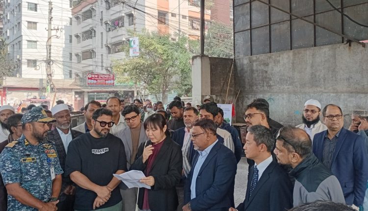 ঢাকার মিরপুরের আরামবাগ সেকেন্ডারি ট্রান্সফার স্টেশনে জে-ড্রাম স্থাপন 1